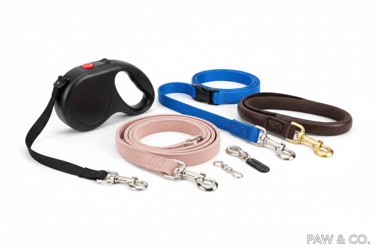  Hundeleine Kollektion - Führleine, Schleppleine und verschiedene Materialien
