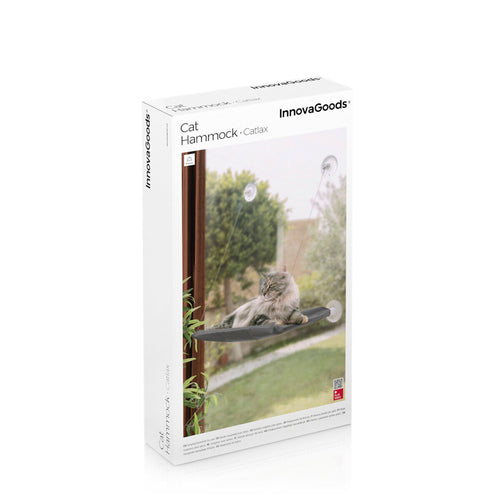 Hängematte für Katzen in Grau, robustes Katzenspielzeug und Katzen Zubehör, ideal für Kratzbaum und Haustierbedarf.