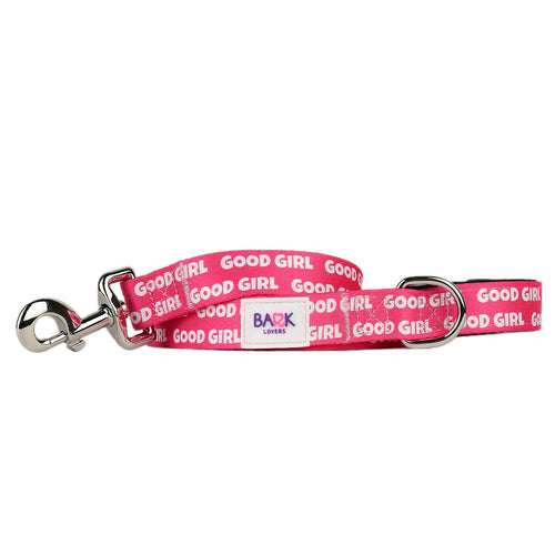 Hundeleine Good Girl Pink - gepolstert und robust