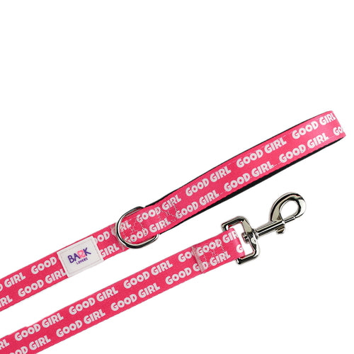 Pinke Hundeleine Good Girl - 1,5m Länge