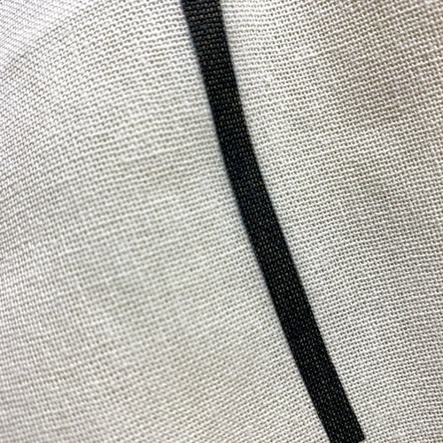 Natürlicher Bio-Baumwoll-Tea-Towel mit dünnem schwarzem Streifen, nachhaltiges Haustierbedarf Zubehör.